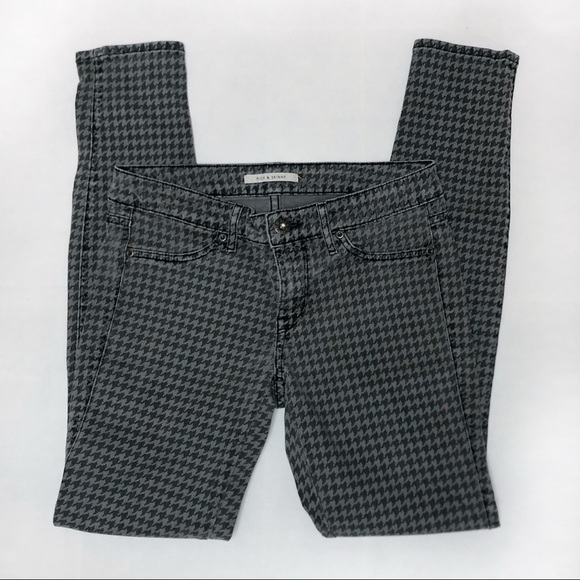 Jeans 27 Women's Herringbone Skinny Ankle - Picture 1 of 7
